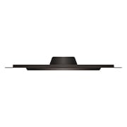 Крупный план телевизора LG OLED evo, OLED C4 снизу