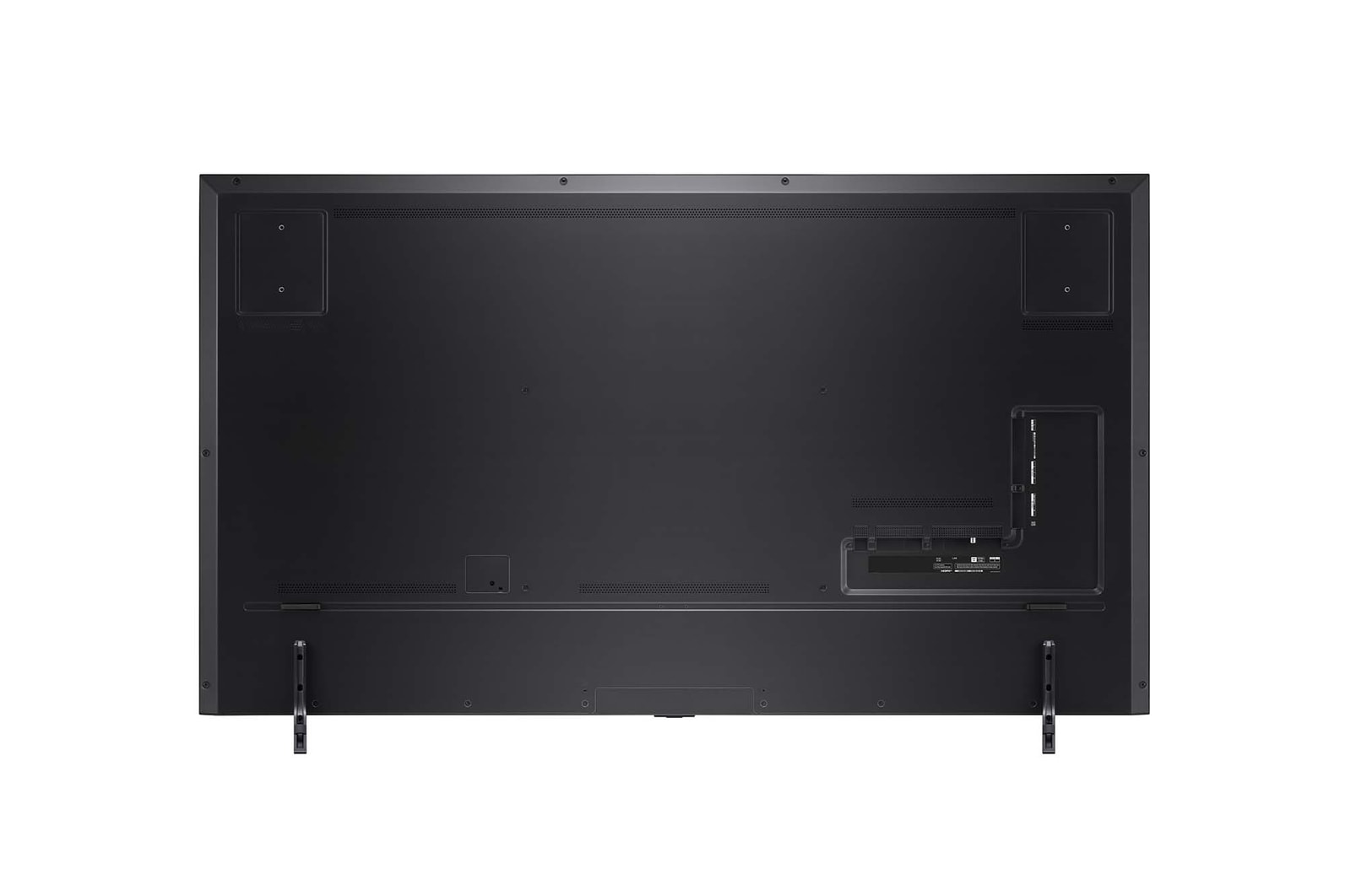 Вид сзади на телевизор LG QNED, QNED90