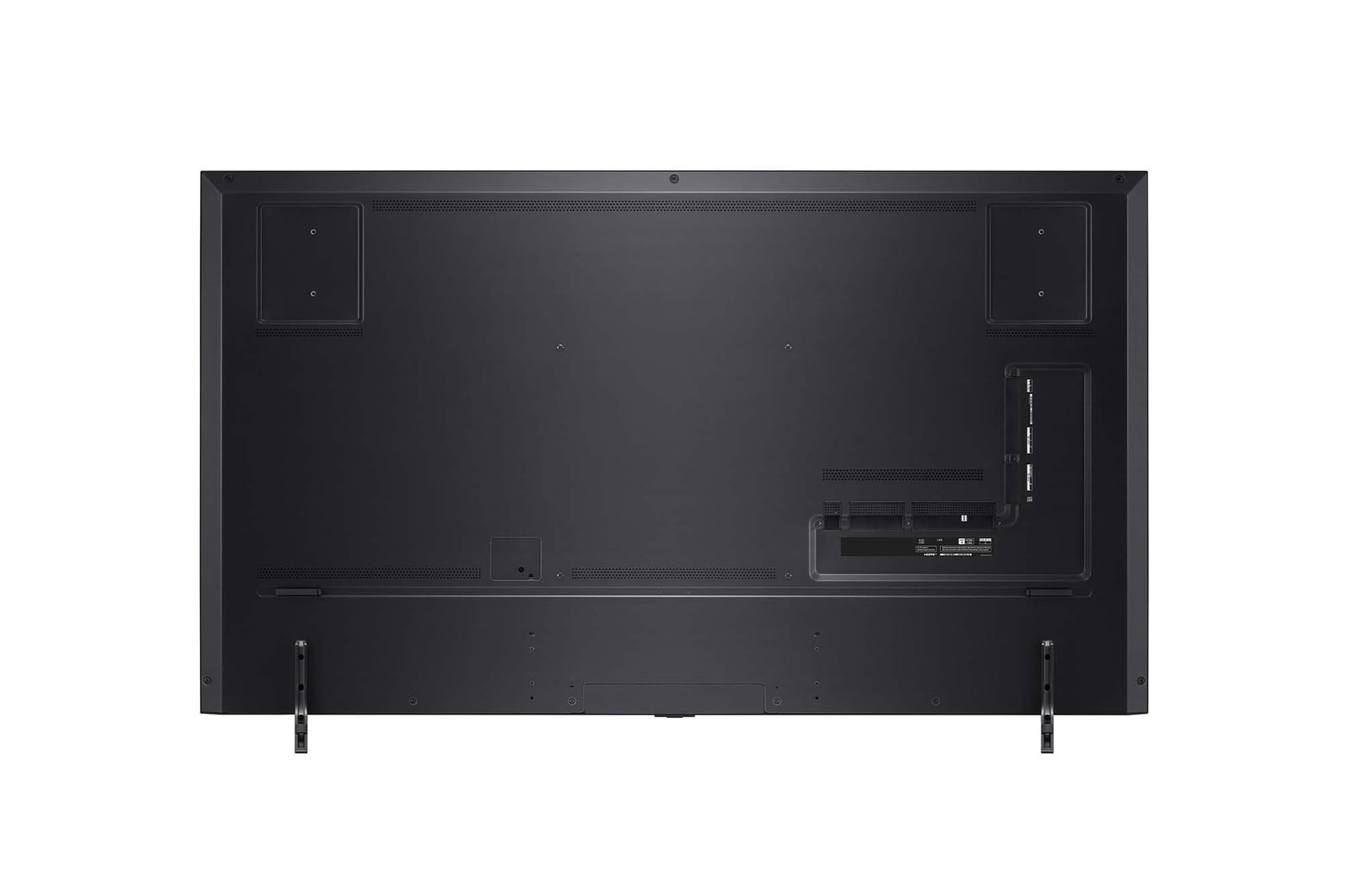 Вид сзади на телевизор LG QNED, QNED90