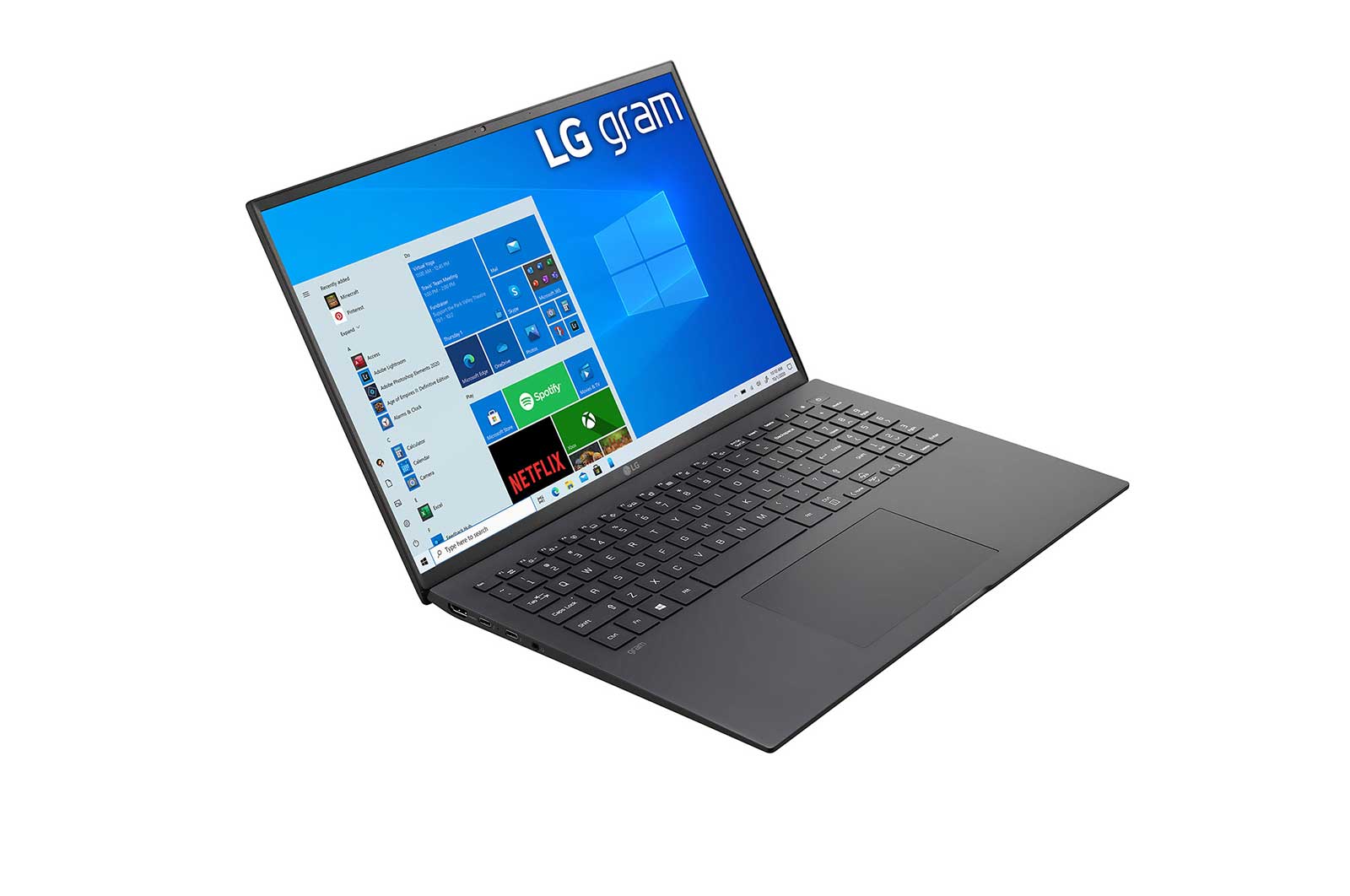 LG Ультралёгкий LG gram 16” 16:10 с дисплеем IPS и платформой Intel® Evo™, 16Z90P-G