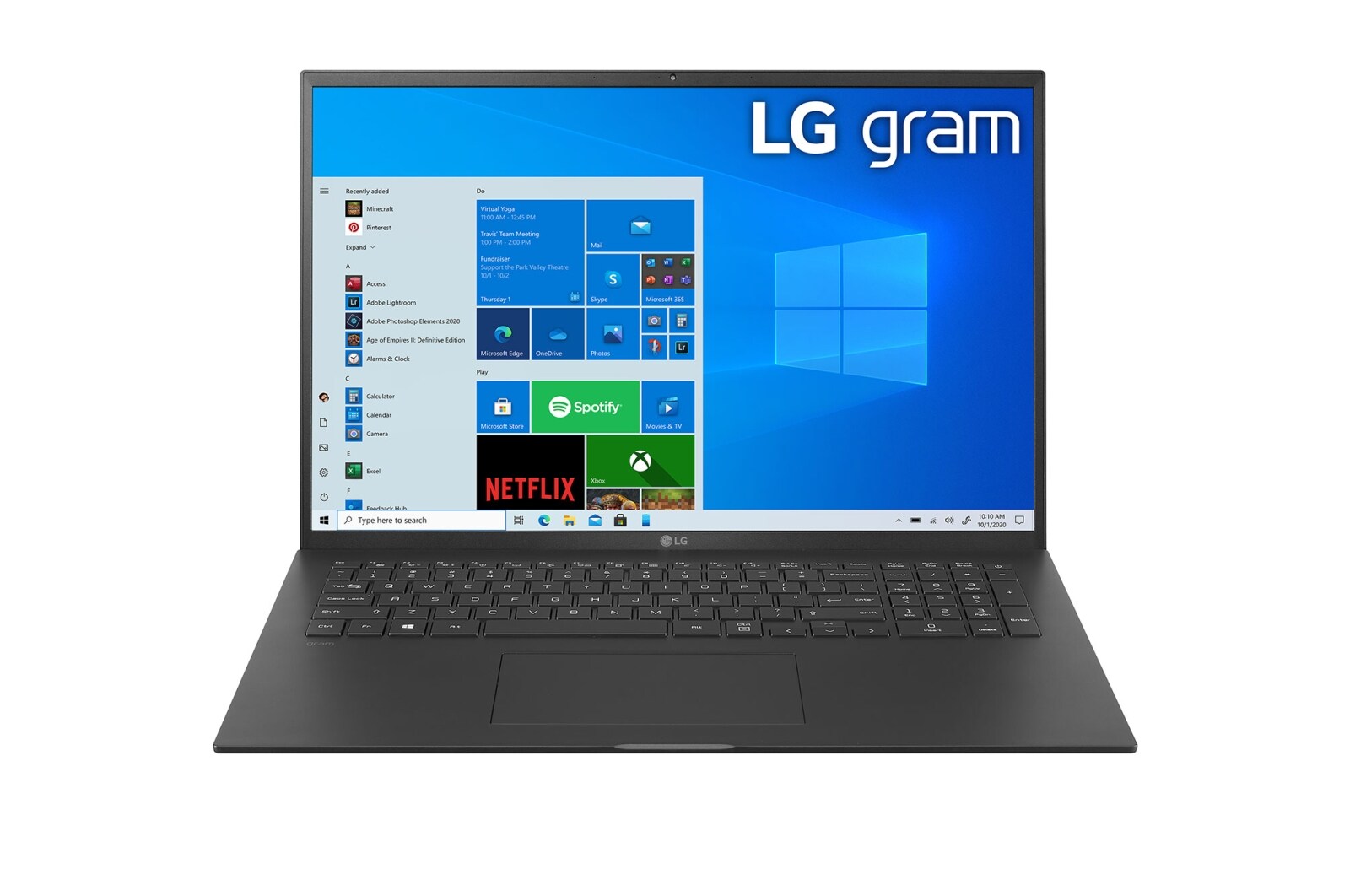 LG Ультралёгкий LG gram 17” 16:10 с дисплеем IPS и платформой Intel® Evo™, 17Z90P-G