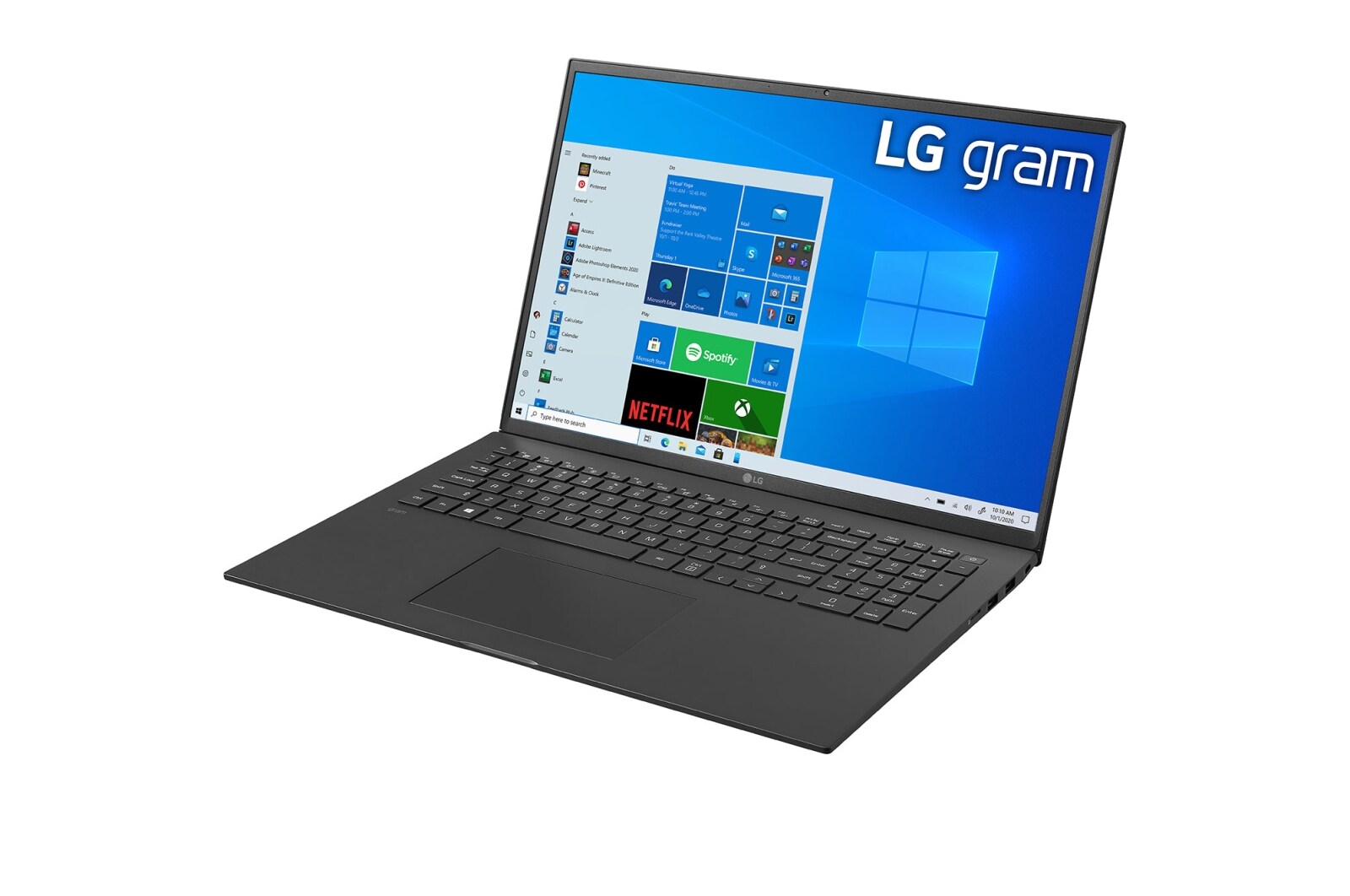 LG Ультралёгкий LG gram 17” 16:10 с дисплеем IPS и платформой Intel® Evo™, 17Z90P-G