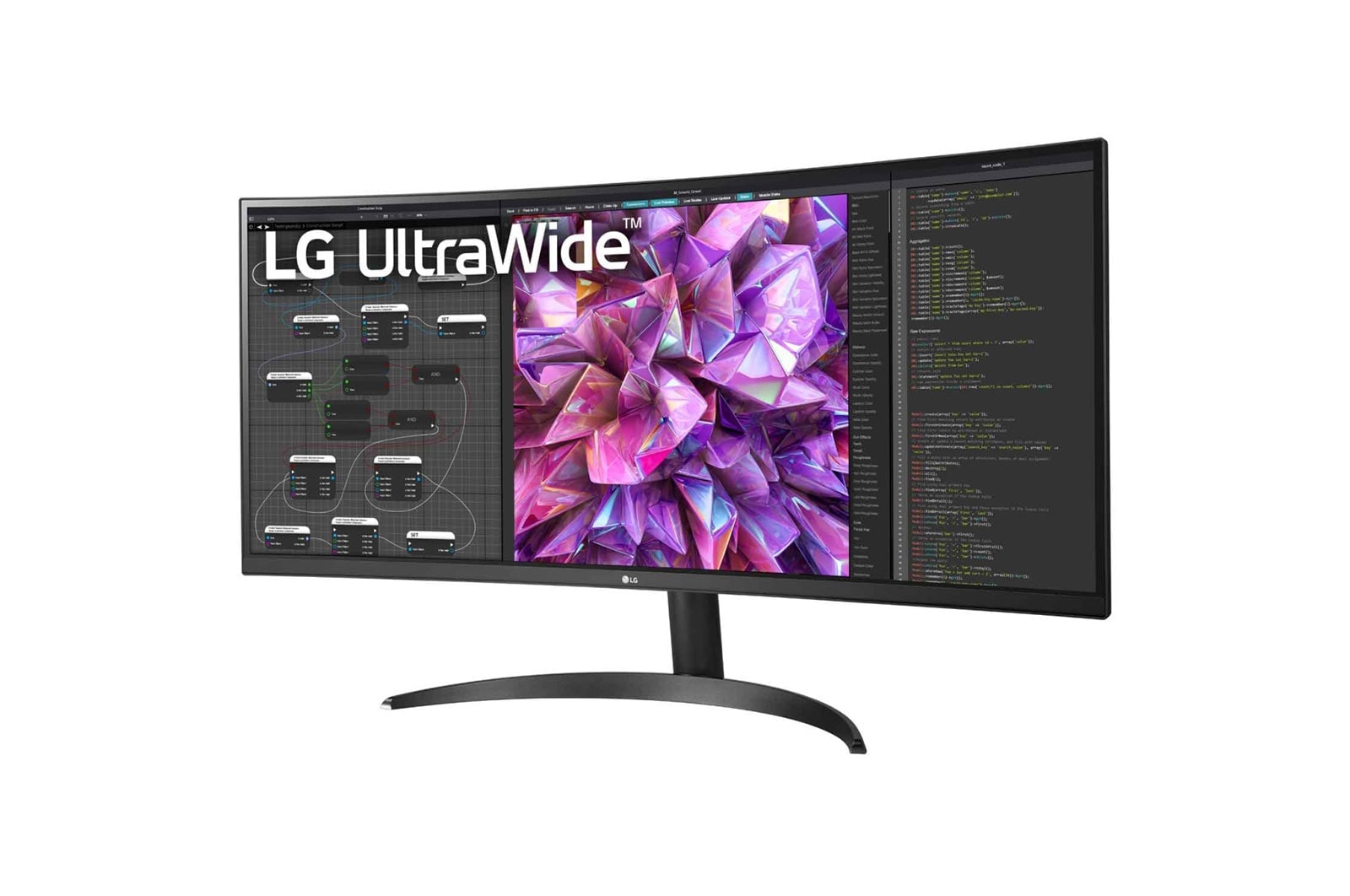 LG 34" изогнутый монитор 21:9 UltraWide™ QHD (3440 x 1440), 34WQ60C-B