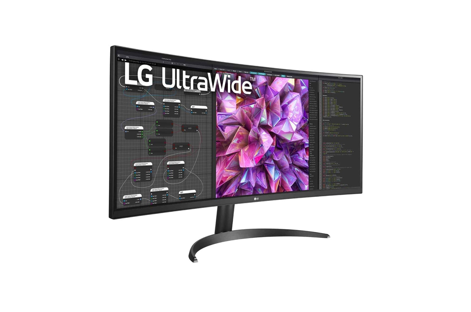 LG 34" изогнутый монитор 21:9 UltraWide™ QHD (3440 x 1440), 34WQ60C-B