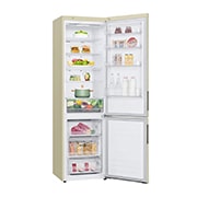 LG 384 л, Холодильник LG DoorCooling+ с нижней морозильной камерой, Смарт Инверторный компрессор, GA-B509CESL