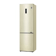 LG 384 л, Холодильник LG DoorCooling+ с нижней морозильной камерой, Смарт Инверторный компрессор, GA-B509CESL
