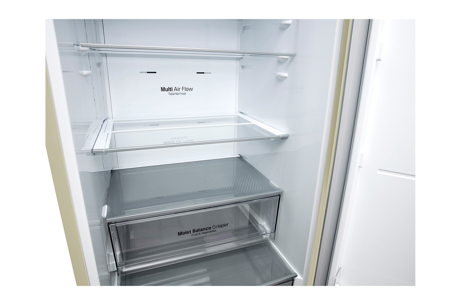 LG 384 л, Холодильник LG DoorCooling+ с нижней морозильной камерой, Смарт Инверторный компрессор, GA-B509CESL
