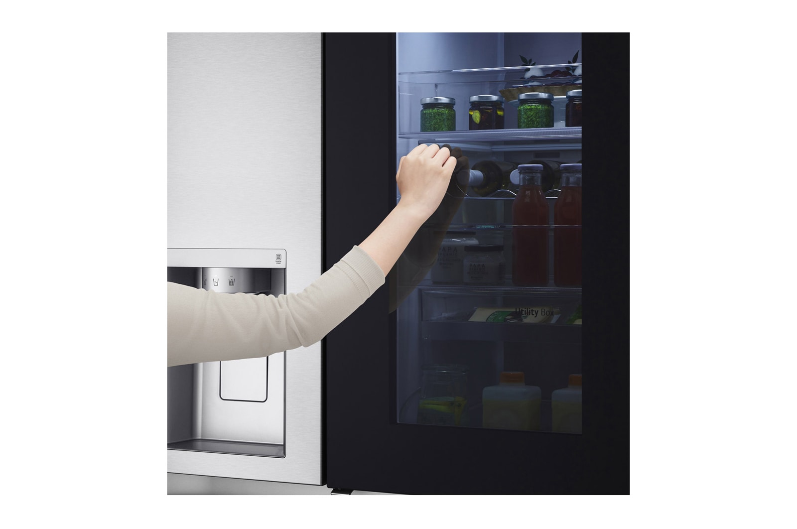 LG Холодильник LG GC-X257CAEC Side-by-Side на 617 л, GC-X257CAEC