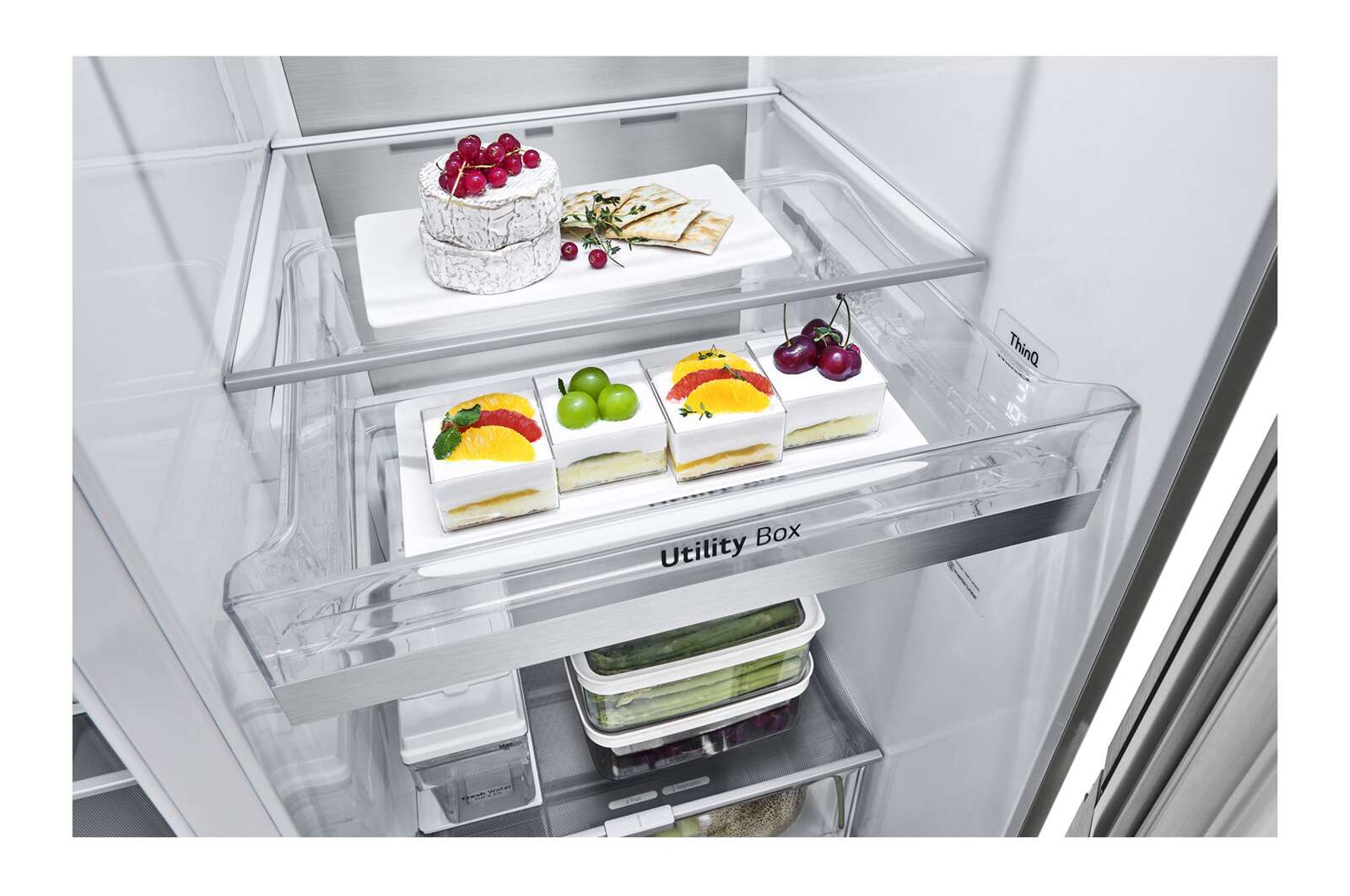 LG Холодильник LG GC-X257CAEC Side-by-Side на 617 л, GC-X257CAEC