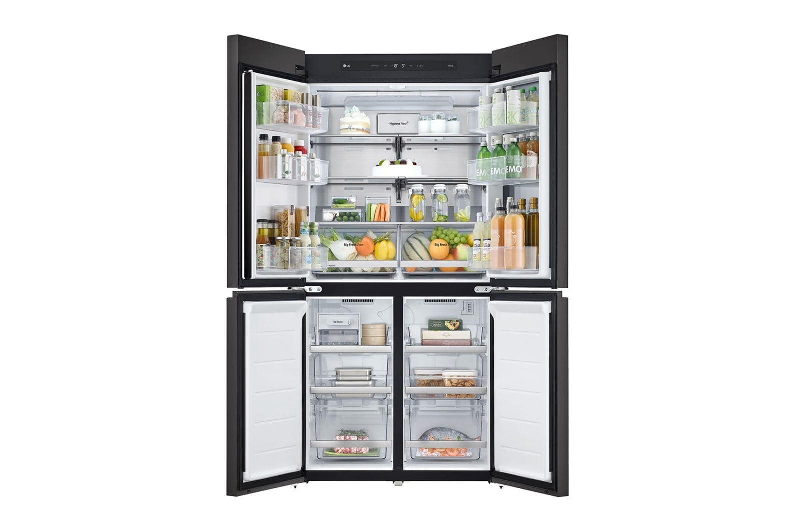 LG Холодильник GR-A24FQAKM LG Objet 527л, GR-A24FQAKM