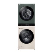 Вид спереди Стиральная машина + Сушка LG WashTower, AI DD™ 18/16 кг(W1S1CVKK2HM)