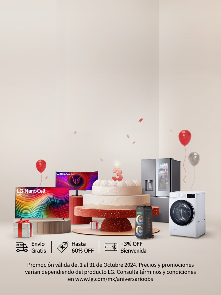 Promociones del 3er Aniversario de LG.com