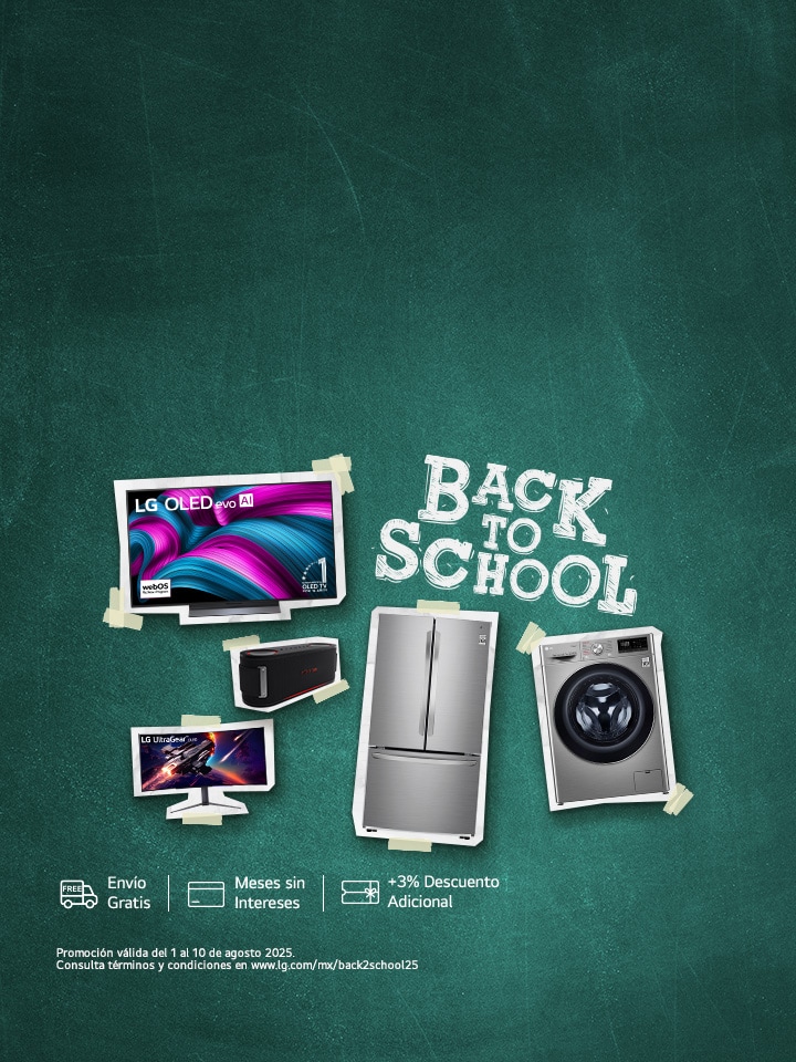 Aprovecha hasta 15% de descuento en LG.com y equipa tu espacio con lo mejor en tecnología