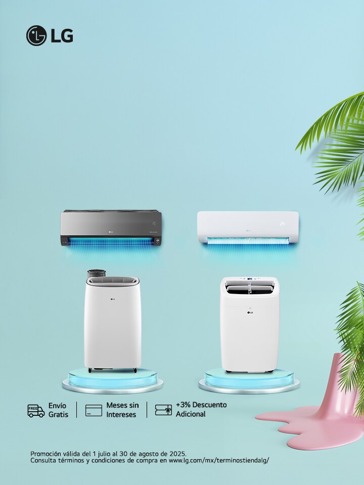 Adquiere tu nuevo aire acondicionado desde $5,999 + 5% pagando con SPEI