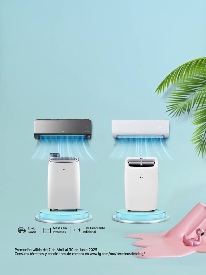Adquiere tu nuevo aire acondicionado desde $5,999 + 5% pagando con SPEI
