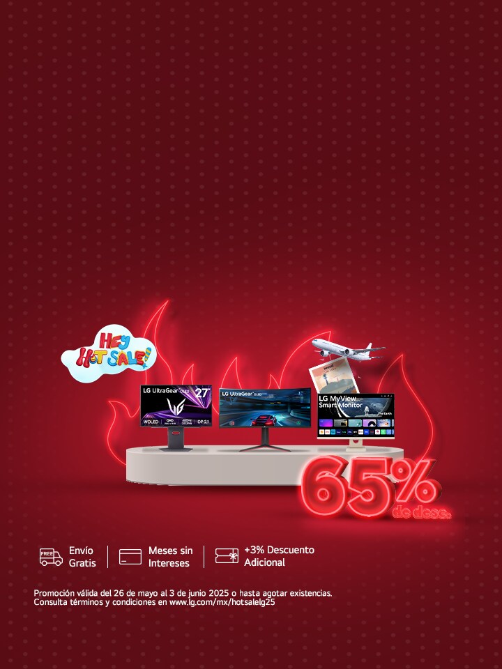 Llego Hot Sale y en LG tenemos las mejores promociones y descuentos, compra HOY