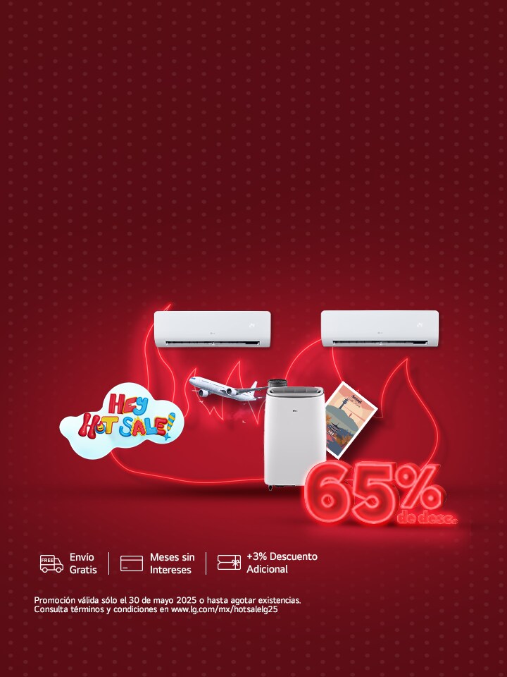Llego Hot Sale y en LG tenemos las mejores promociones y descuentos, compra HOY