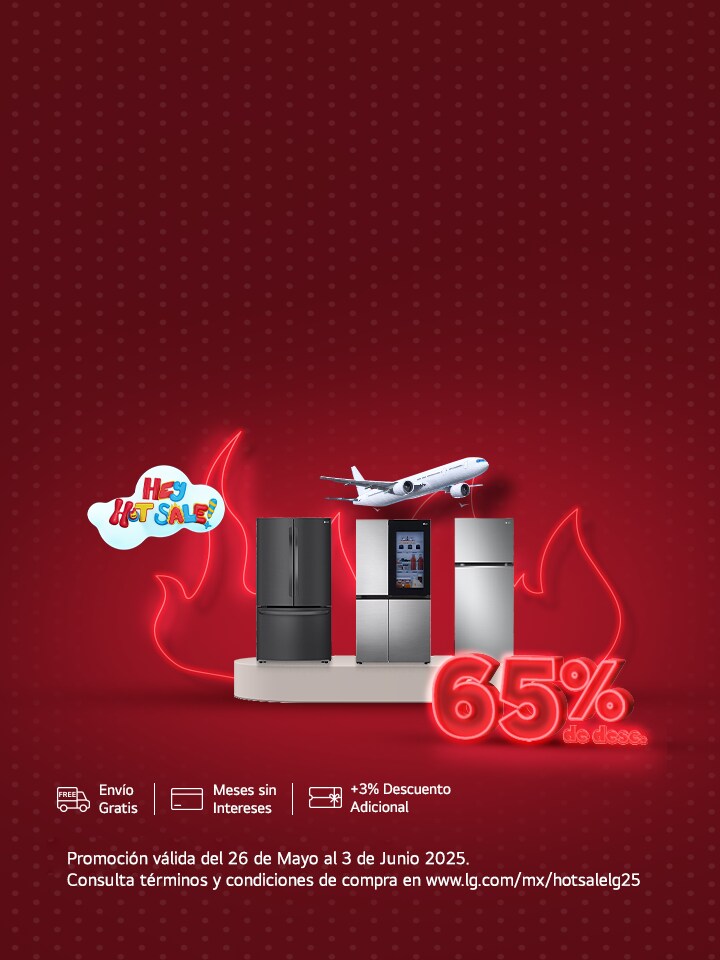 Llego Hot Sale y en LG tenemos las mejores promociones y descuentos, compra HOY