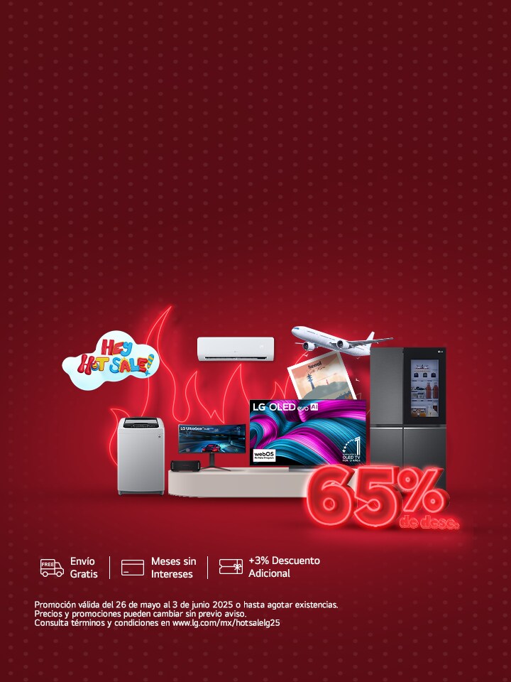Llego Hot Sale y en LG tenemos las mejores promociones y descuentos, compra HOY
