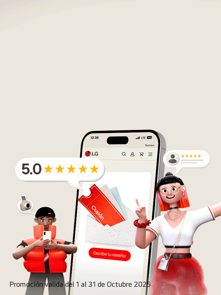 Obten una tarjeta de regalo de hasta $20,000 MXN comprando tu nueva TV LG