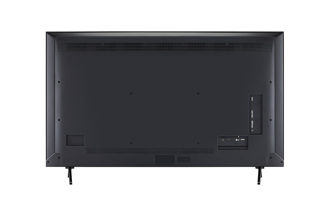 Vista trasera de la TV LG QNED evo QNED92.
