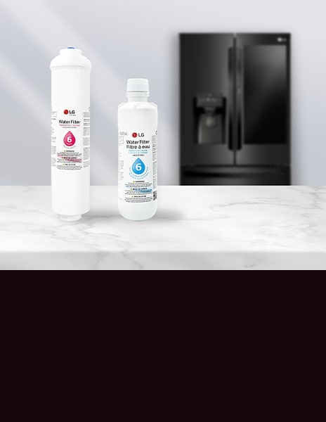 Esta es una imagen del filtro de agua de un refrigerador LG.