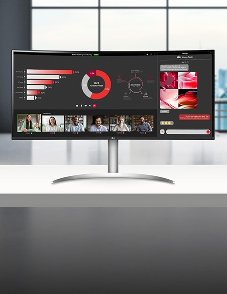 Vea más, haga más Monitor LG UltraWide™.