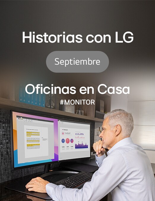 Oficina en casa con LG