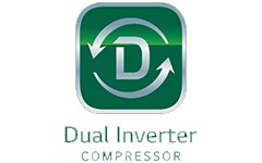 Compresor Dual Inverter™ de LG: eficiencia energética y enfriamiento rápido para tu comodidad.