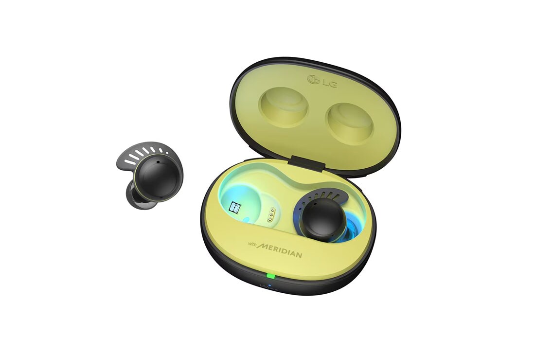 LG TONE Free fit audífonos inalámbricos deportivos TF7Q + LG XBOOMGo bocina bluetooth portátil PM1, TF7QBI.PM1