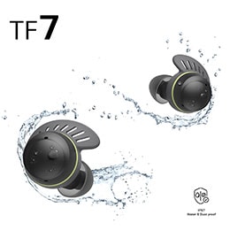 LG TONE Free Fit audífonos inalámbricos TF7 I Resistente al agua IP67 | ANC | Uvnano | Earbuds