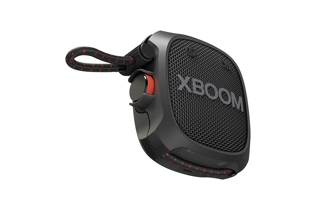 LG Bocina Bluetooth portátil LG XBOOM Go XG2TBK de grado militar y batería de 10 horas de duración, XG2TBK