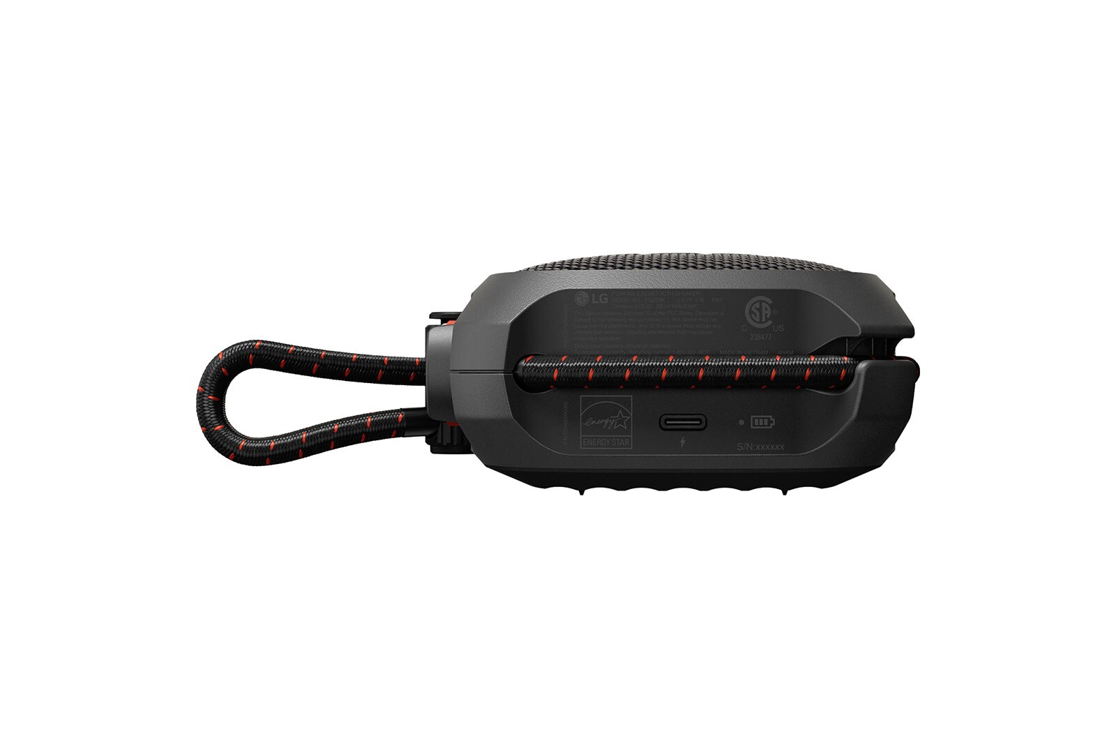LG Bocina Bluetooth portátil LG XBOOM Go XG2TBK de grado militar y batería de 10 horas de duración, XG2TBK