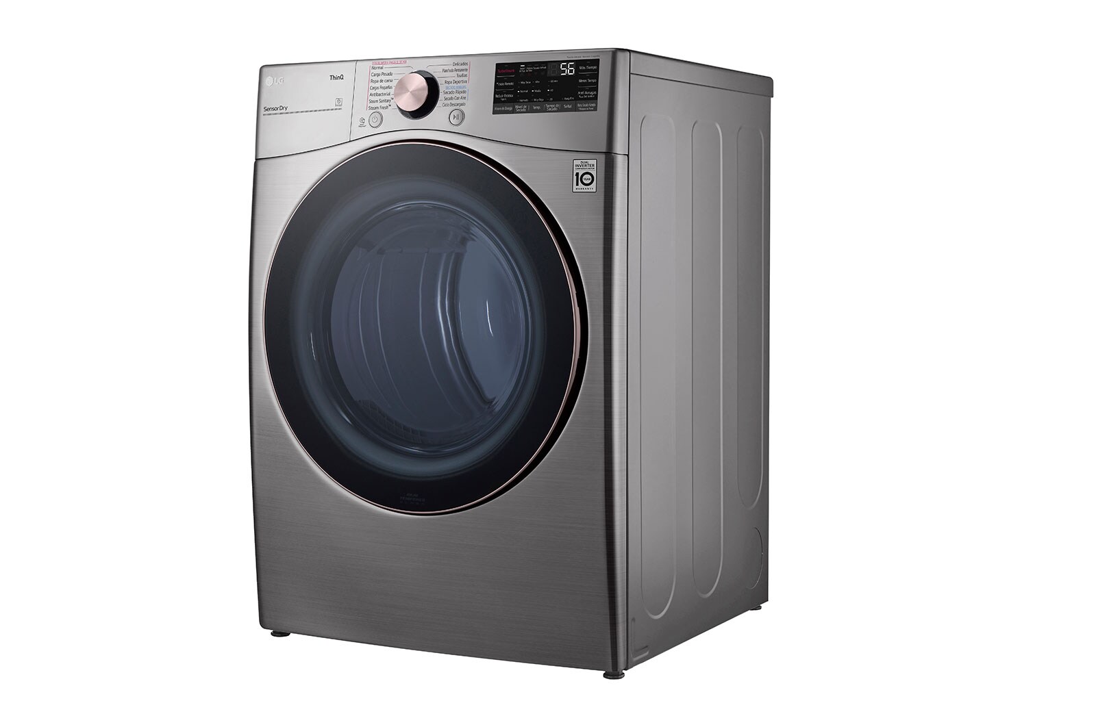 LG Secadora LG Carga Frontal de Gas con Steam Fresh™ 22kg, DF22VV2SGR