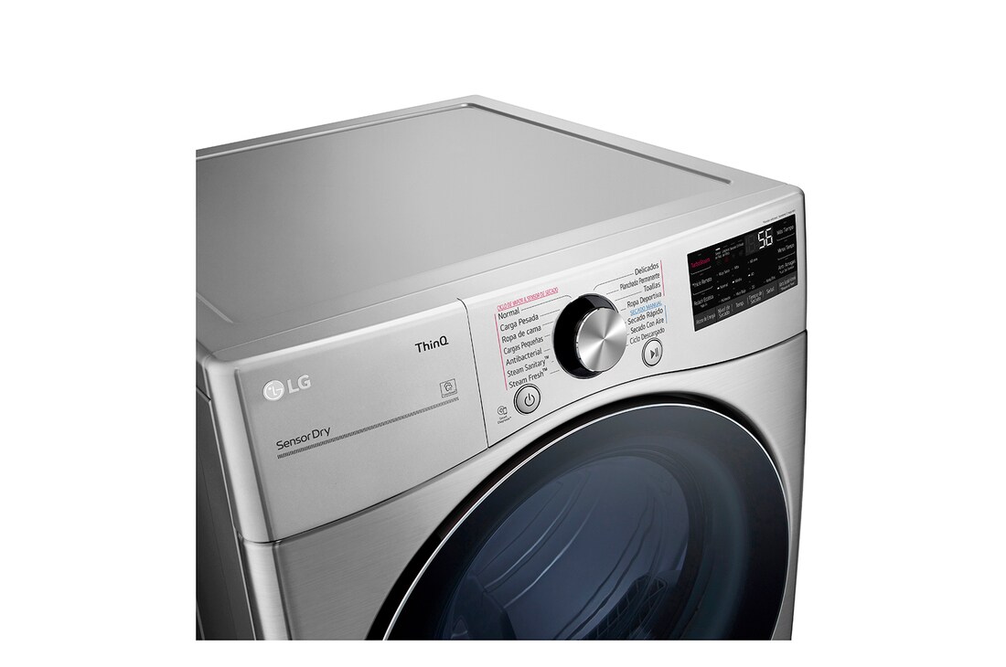 LG Secadora LG Carga Frontal de Gas con Steam Fresh™ 22kg, DF22VV2SR