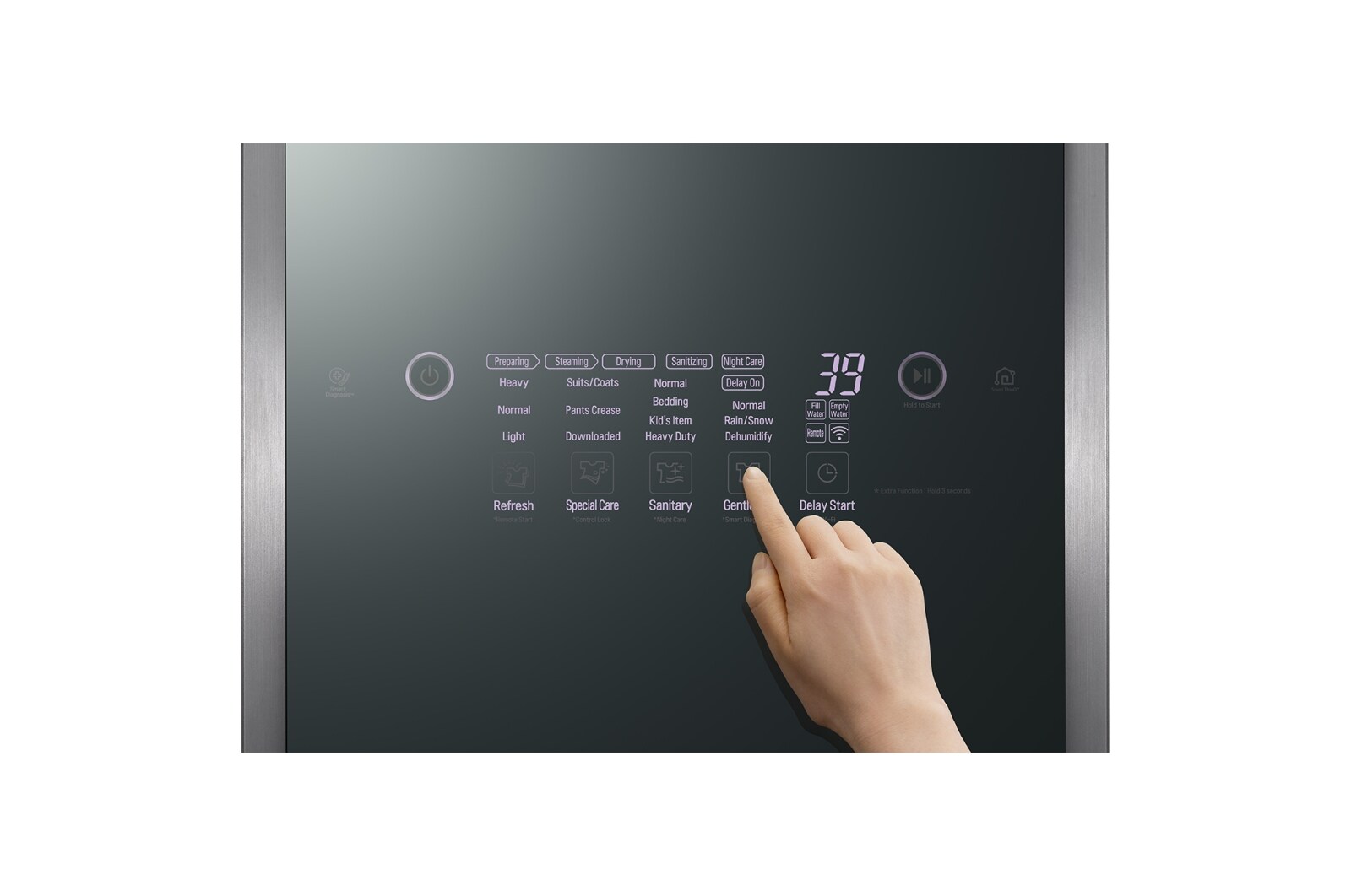 LG Styler Sistema de Vapor TrueSteam™ 3 ganchos, S3MFBN