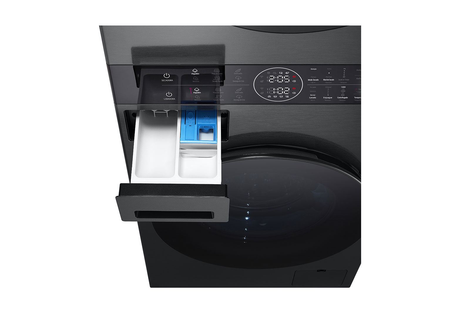 LG Torre de lavado LG WashTower™ con AI DD™ 14kg/10kg (Lavadora eléctrica voltaje 120V y Secadora con Bomba de calor DUAL Inverter™), WK14BS6