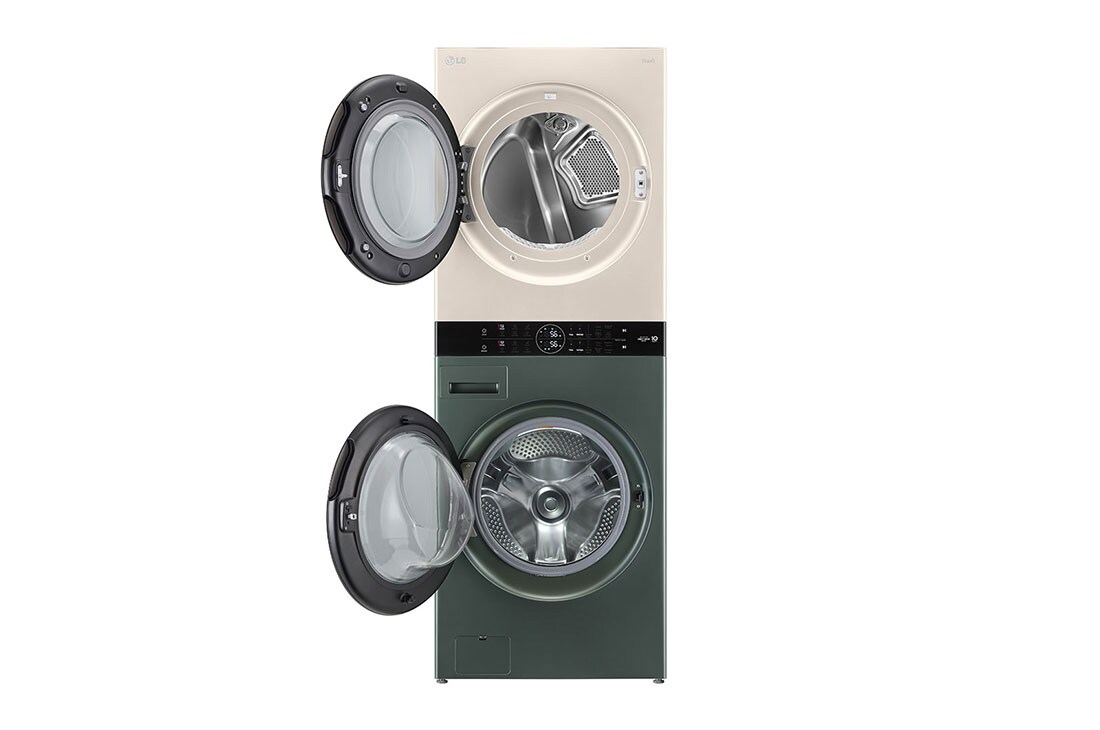 LG Torre de lavado WashTower™ con AI DD™ 22kg (con Secadora de gas), WK22GBS6