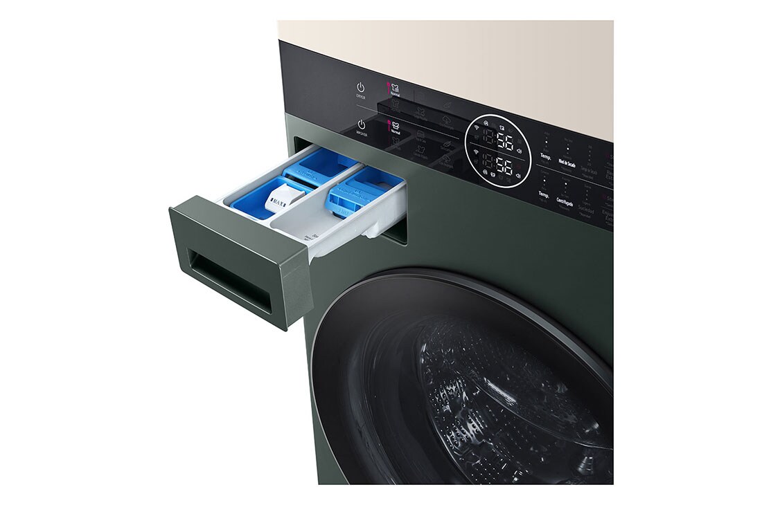 LG Torre de lavado WashTower™ con AI DD™ 22kg (con Secadora de gas), WK22GBS6