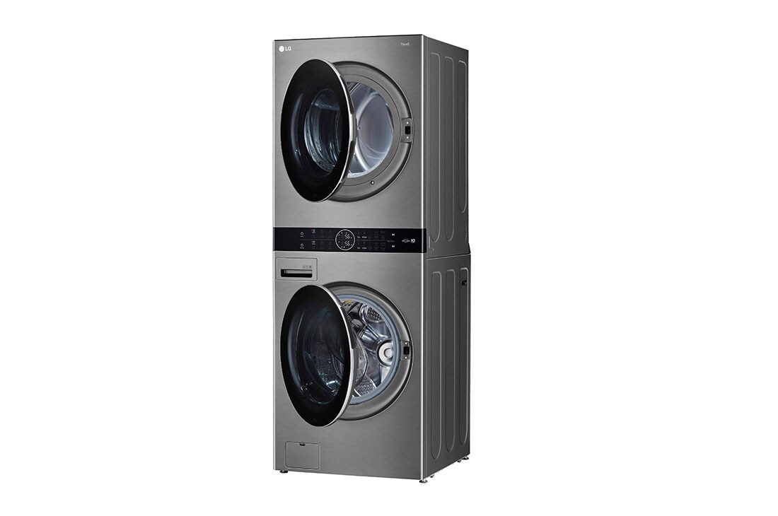 LG Torre de lavado WashTower™ con AI DD™ 22kg (con Secadora de gas), WK22VKS6