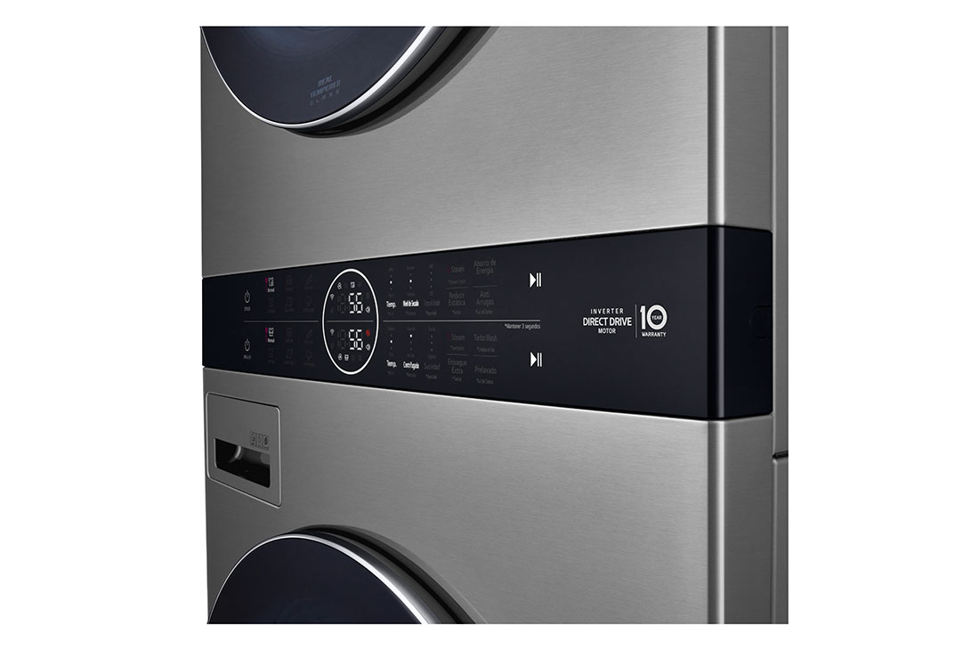 LG Torre de lavado WashTower™ con AI DD™ 22kg (con Secadora de gas), WK22VKS6