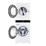 LG  Combo: Torre de lavado LG WashTower™ (con secadora de Gas) + Sistema de vapor LG Styler. La pureza y frescura del vapor con la eficiencia de la inteligencia artificial., WK22WS6-S3MFBN