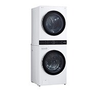 LG  Combo: Torre de lavado LG WashTower™ (con secadora de Gas) + Sistema de vapor LG Styler. La pureza y frescura del vapor con la eficiencia de la inteligencia artificial., WK22WS6-S3MFBN