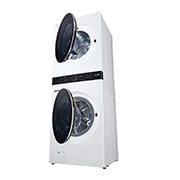 LG  Combo: Torre de lavado LG WashTower™ (con secadora de Gas) + Sistema de vapor LG Styler. La pureza y frescura del vapor con la eficiencia de la inteligencia artificial., WK22WS6-S3MFBN
