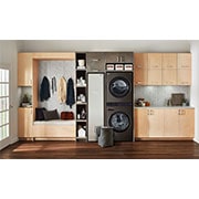 LG  Combo: Torre de lavado LG WashTower™ (con secadora de Gas) + Sistema de vapor LG Styler. La pureza y frescura del vapor con la eficiencia de la inteligencia artificial., WK22WS6-S3MFBN