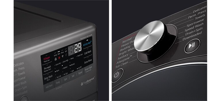 Visiblemente mejorado, con una perilla de metal más grande y un panel más fácil de leer para mejor control.