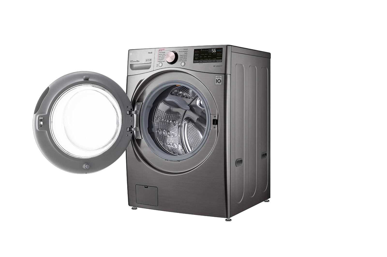 LG Lavadora LG Carga Frontal AI DD™ 22kg, WM22VV2S6GR