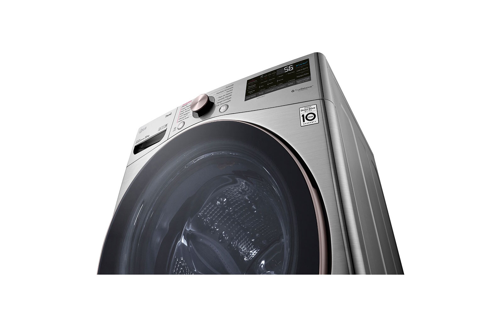 LG Lavadora LG Carga Frontal AI DD™ 22kg, WM22VV2S6GR