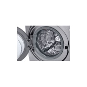 LG Lavadora LG Carga Frontal Inteligente con Pedestal, con AI DD™ (Inteligencia Artificial) con TurboWash  y conectividad ThinQ, capacidad 22 Kg– Color Plata, WM22VV2S6GR.WDP4V