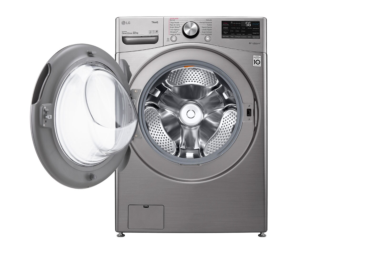 LG Lavadora LG Carga Frontal AI DD™ 22kg, WM22VV2S6R